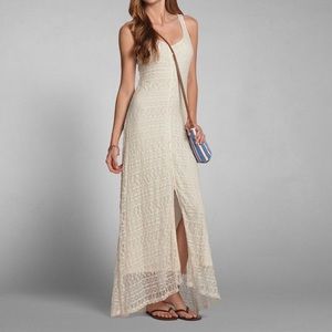 Cream Lace Dress